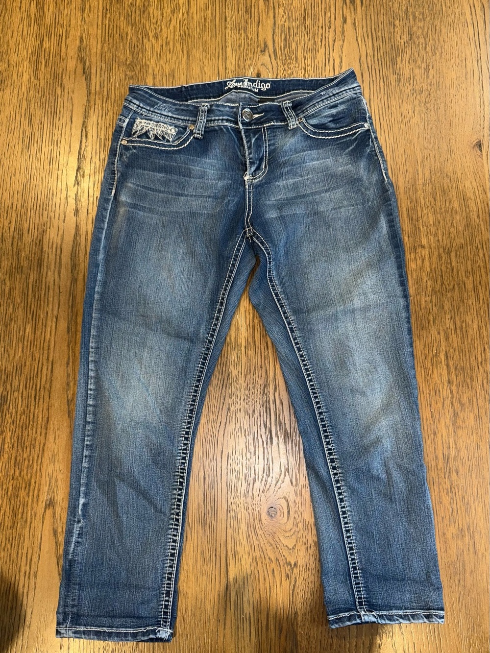 Love Indigo Women's ankle Jeans